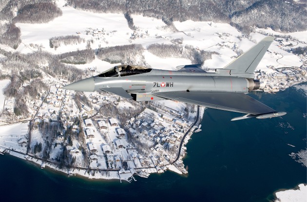 Eurofighter sichern Luftraum während Weltwirtschaftsforum in Davos