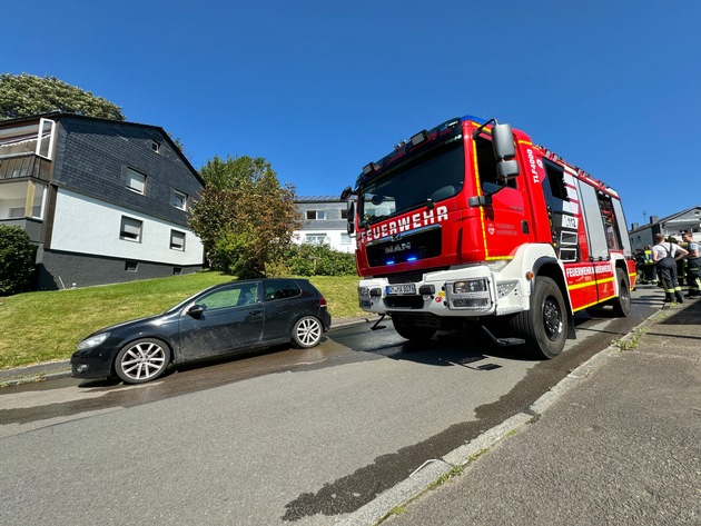 FW Marienheide: Vermeintlicher Zimmerbrand entpuppt sich als angebranntes Essen