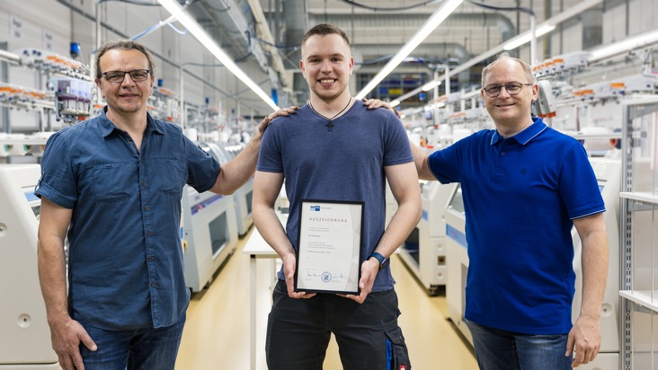 medi GmbH & Co. KG: Produktionsmechaniker Textil - Florian Bezold war Bayerns bester Prüfling 2021