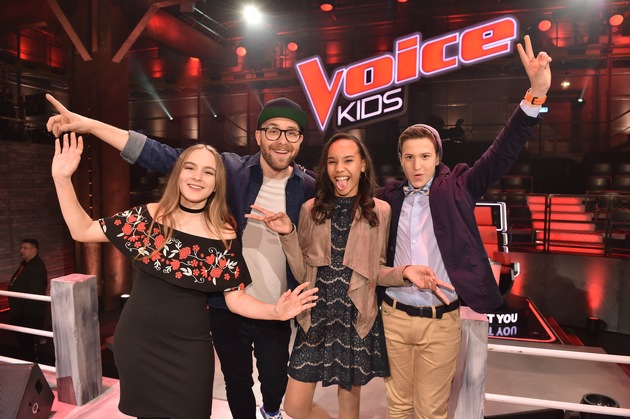 Mit den Beatles und &quot;With A Little Help From My Friends&quot;: Nena, Larissa, Mark und Sasha eröffnen das &quot;The Voice Kids&quot;-Finale // James Blunt singt als Gast-Act