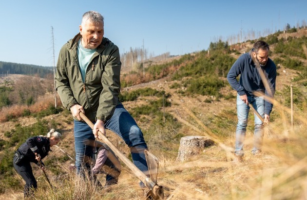 POL-BS: Gemeinsam für den Harz: Über 7.950 Euro ermöglichen erste Sandbirken- und Ahorn-Pflanzungen