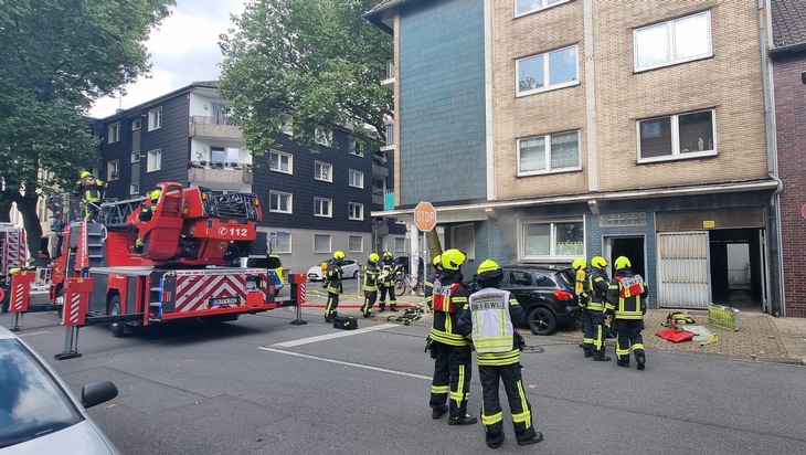 FW-OB: Kellerbrand auf der Siebenbürgen Straße