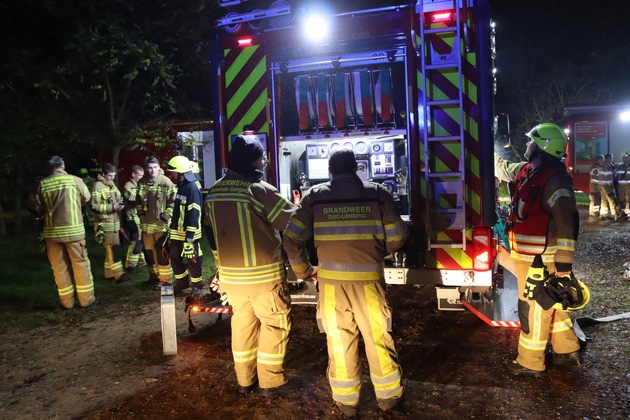 FW Gangelt: Spektakuläre Verfolgungsjagd führt zu Großeinsatz der Feuerwehr