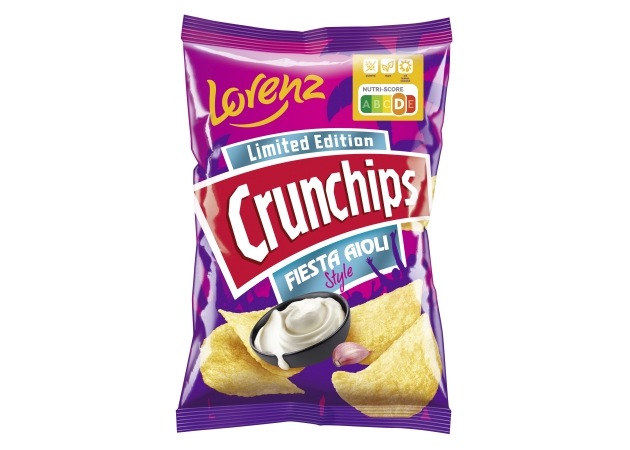 Presseinformation Lorenz: Crunchips macht mit neuer Sorte Fiesta im Chipsregal