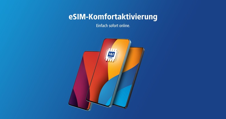 Einfach sofort online – eSIM-Komfortaktivierung für iPhone Air sowie Mehrheit der angebotenen Smartphone bei 1&amp;1