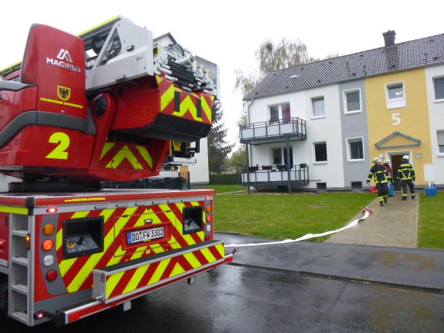 FW-DO: Dortmund Eving, Rauchwarnmelder alarmiert Nachbarn