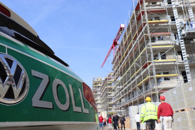 HZA-DD: Zoll prüft Baugewerbe/ Bundesweite Schwerpunktaktion gegen Schwarzarbeit