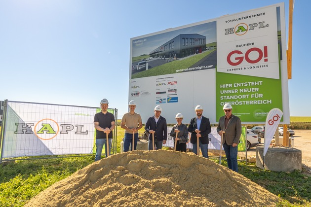 GO! investiert in Österreich: neuer Standort mit Regio-Hub in Steinhaus bei Wels / Spatenstich markiert den Startschuss für den Ausbau der österreichischen Infrastruktur