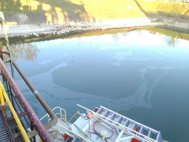 PP-ELT: Lokale Gewässerverunreinigung im Neuen Hafen Speyer