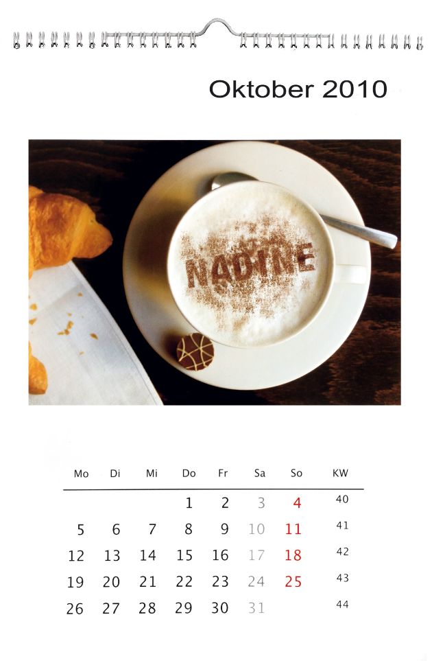 Fotokalender als persönliche Jahresbegleiter 2010 (mit Bild) / Kalender von CeWe Color mit eigenen Fotos für jeden Anlass