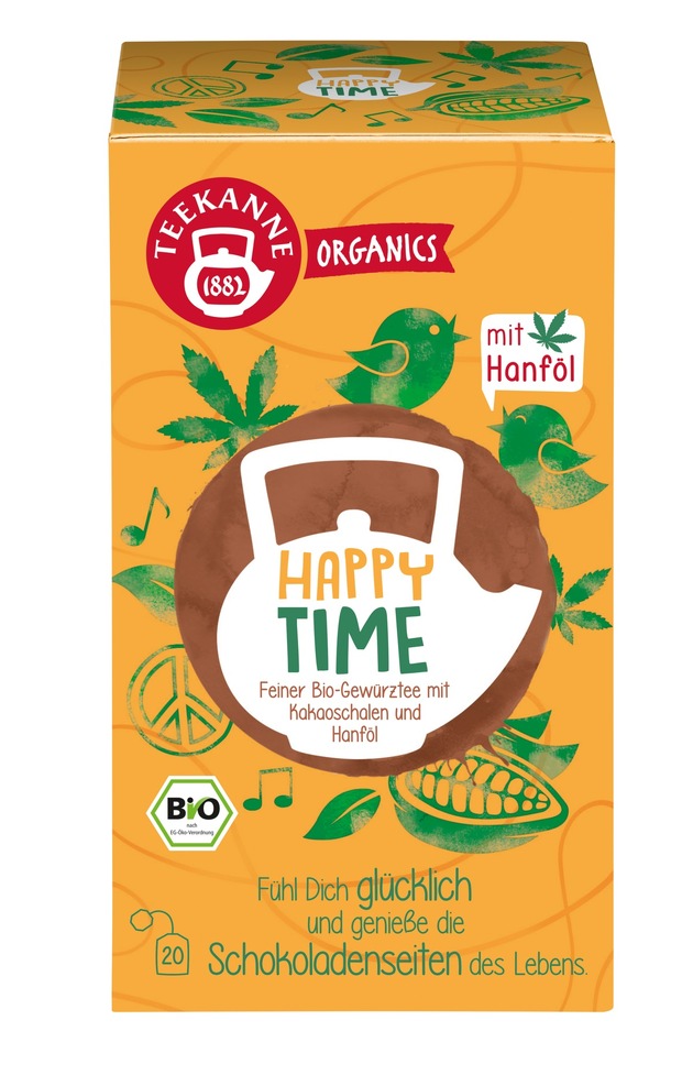 Pressemitteilung: Neu von TEEKANNE: Happy Time aus dem Teeglas