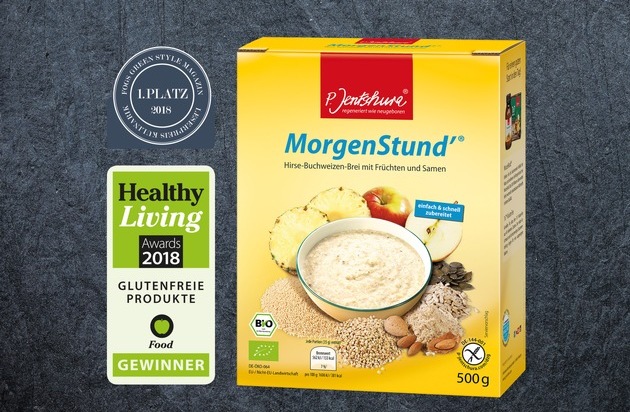 Jentschura International GmbH: Das beste Frühstück / FOGS Kulinarik-Preis und Healthy Living Award für MorgenStund'