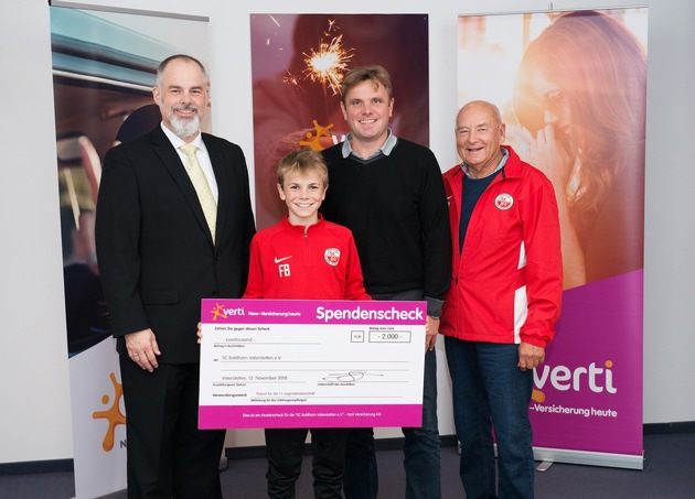 Verti unterstützt junge Fußballtalente des SC Baldham-Vaterstetten e.V.