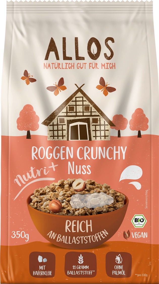 Allos launcht nutri+ Crunchies und einen Frühlingsboten im Glas
