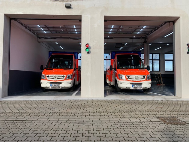 FW-Velbert: Rettungsdienst in Velbert-Mitte rückt jetzt von der Röttgenstraße aus