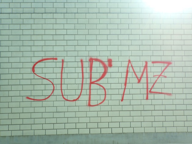 POL-PPMZ: 14 Graffitis in Mainz-Bretzenheim