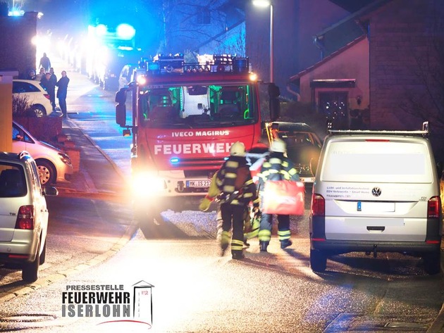 FW-MK: Brand in einem Keller