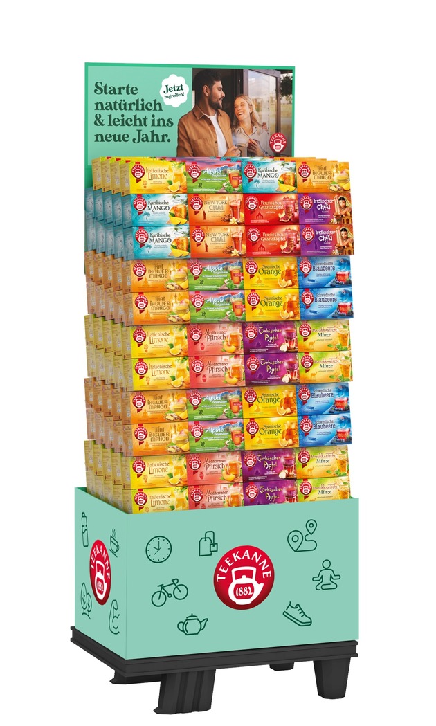 Pressemitteilung: Natürlich und leicht ins neue Jahr - Die TEEKANNE Jahresstartaktion 2026