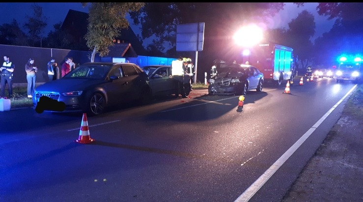 FW-ROW: Verkehrsunfall auf B75 in Sottrum