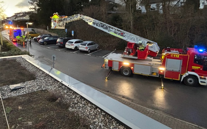 FW-EN: Sturmtief zog über Herdecke - 18 Einsätze und 1 verletzte Person