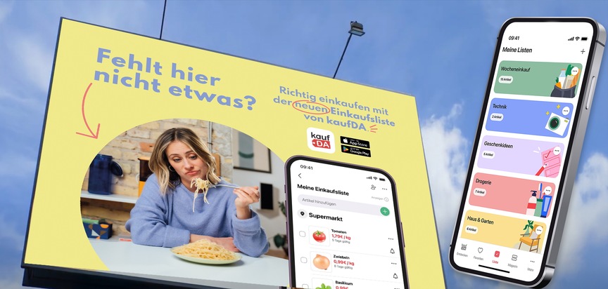 Bonial International GmbH: kaufDA launcht smarte Shoppingliste - und positioniert sich als Nr. 1 Einkaufsbegleiter der Zukunft