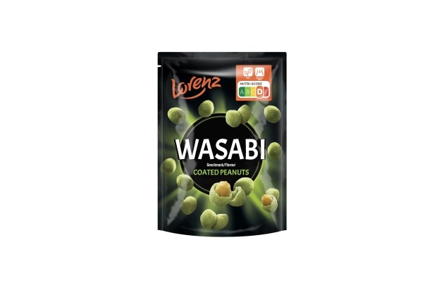Presseinformation Wasabi Coated Peanuts: Lorenz Wasabi Erdnüsse mit neuem Markenauftritt