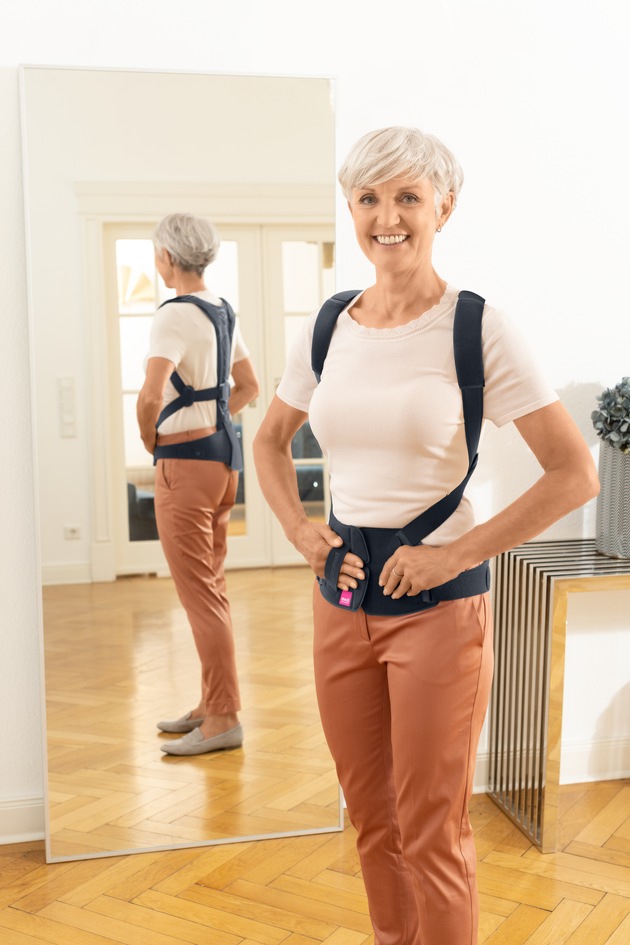 Alltagstauglich und komfortabel bei Osteoporose: Aktive Therapie mit der neuen Spinomed® Rückenorthese