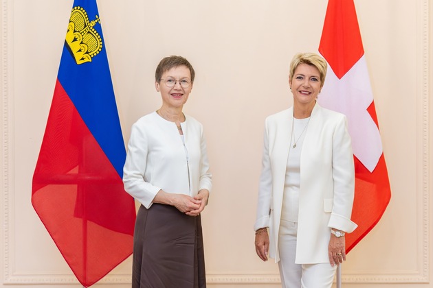 Treffen mit Bundespräsident Guy Parmelin und Finanzministerin Karin Keller-Sutter sowie hochrangigen Vertreterinnen und Vertretern der Schweiz