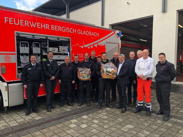 FW-GL: Heiligabend bei der Feuerwehr Bergisch Gladbach