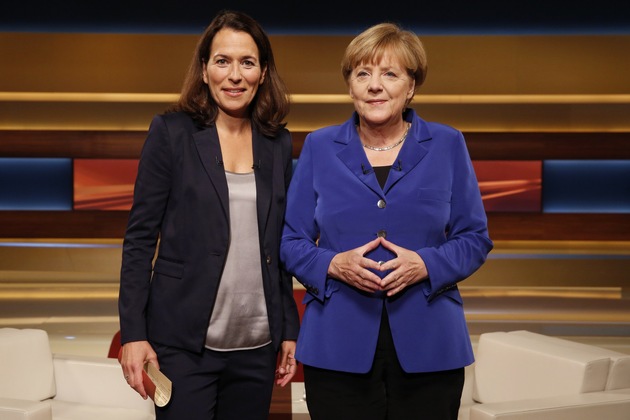 Bildangebot: Angela Merkel zu Gast bei Anne Will