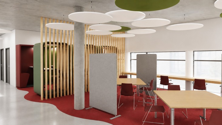 Hochschule Bremerhaven schafft Raum für kollaboratives Arbeiten, Lernen und Chillen