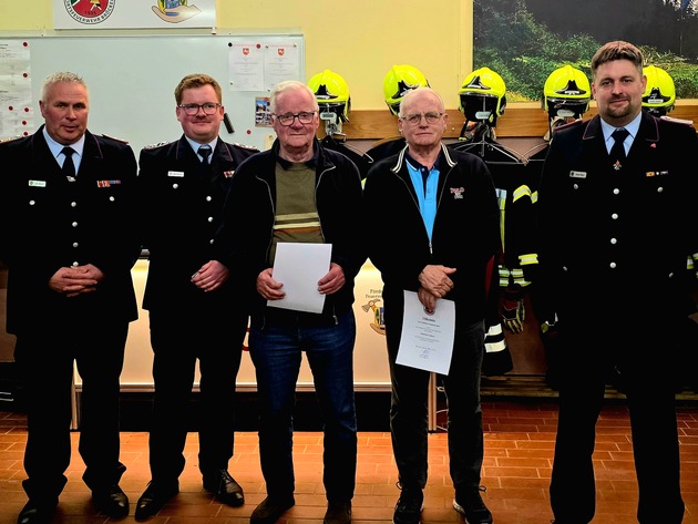 FW Flotwedel: Zahlreiche Ehrungen bei der Jahreshauptversammlung der Ortsfeuerwehr Bröckel