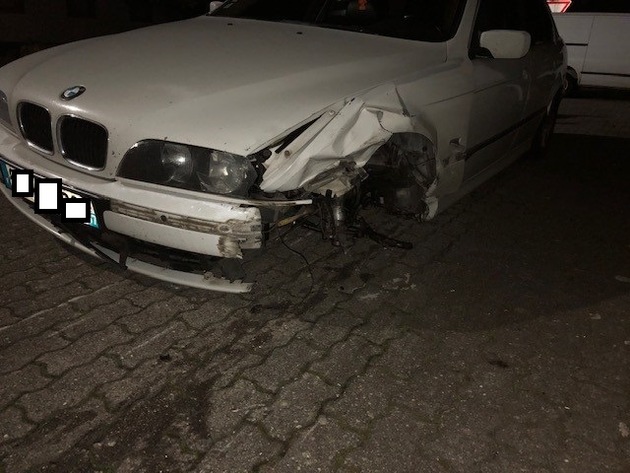 POL-PDLD: Scheibenhardt - Nach Verkehrsunfallflucht eingeschlafen