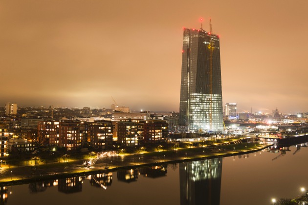 Sika als Technologiepartner beim Bau der Europäischen Zentralbank in Frankfurt (BILD)
