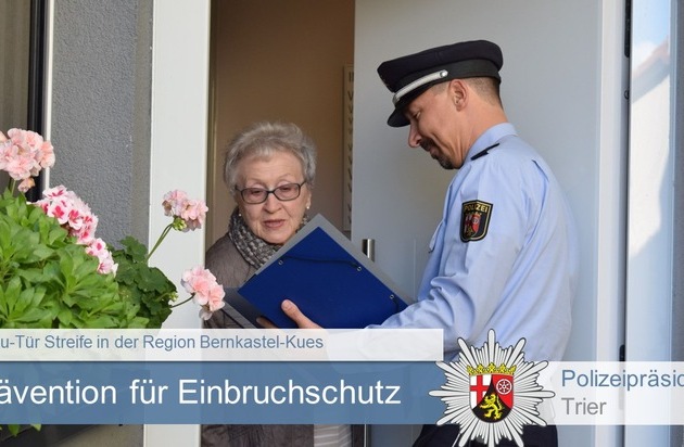 POL-PPTR: Prävention für mehr Einbruchschutz im Bereich Bernkastel-Kues - Presseportal.de