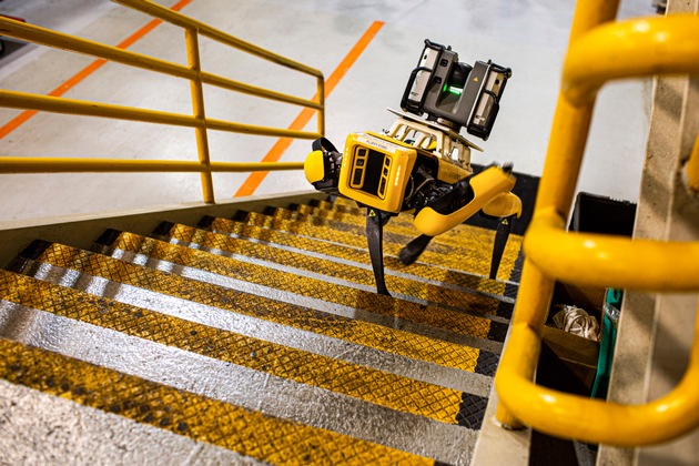 Ford experimentiert mit vierbeinigen Robotern für den Einsatz in schwer zugänglichen Fabrikbereichen