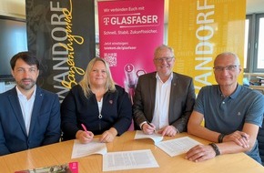 Deutsche Telekom AG: Mehr Tempo, mehr M&ouml;glichkeiten: Gef&ouml;rderte Glasfaser f&uuml;r Schwandorf