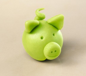 Marzipan-Botschaft zum Internationalen Tag des Glücks (BILD)