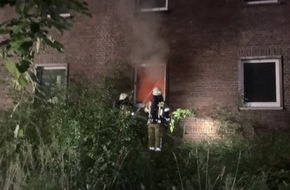 Feuerwehr Recklinghausen: FW-RE: Brand im Geb&auml;ude der Lebenshilfe in Recklinghausen: Niemand verletzt