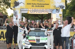 Skoda Auto Deutschland GmbH: DRM: Kreim/Christian stehen nach tollem Sieg in Niedersachsen vor dem Titelgewinn mit SKODA AUTO Deutschland (FOTO)