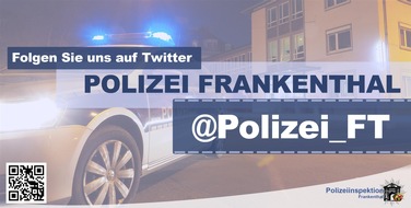 Polizeidirektion Ludwigshafen: POL-PDLU: (Frankenthal) - Verkehrsunfall mit verletztem Fußgänger