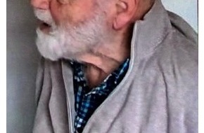 Polizeidirektion Hannover: POL-H: Wedemark: 87-J&auml;hriger aus Scherenbostel vermisst - Polizei bittet Bev&ouml;lkerung um Mithilfe