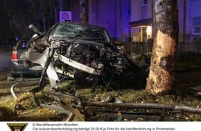 Feuerwehr München: FW-M: Audi parkt auf Opel (Bogenhausen)