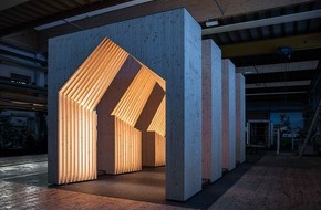 ProHolz Bayern: Vom Baum zum Haus - Installation wood passage on Tour