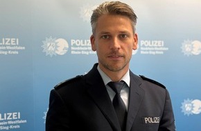 Kreispolizeibeh&ouml;rde Rhein-Sieg-Kreis: POL-SU: Neue F&uuml;hrungskraft bei der Polizei Rhein-Sieg-Kreis / Polizeioberrat Michael Brockmann &uuml;bernimmt die Leitung der Direktion GE