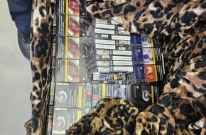 Hauptzollamt Regensburg: HZA-R: Zoll in Waidhaus stellt fast 20.000 Zigaretten bei Kontrolle auf der A6 sicher