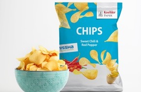 Koehler Group: Ideal for chips, bars, and cosmetics: Koehler Paper and Nissha Metallizing Solutions to showcase new metallized and sustainable “METIVO® Advanced” packaging paper at Interpack 2023