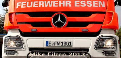 Feuerwehr Essen: FW-E: Feuer in einem Mehrfamilienhaus in Altenessen - keine Verletzten