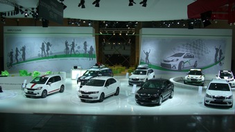 Skoda Auto Deutschland GmbH: SKODA auf der Essen Motor Show 2012: Freche Zwerge, Rallye-Power und mehr (BILD)