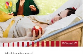GN Hearing GmbH: "Es war einmal ein Hörproblem..." - Märchenhafte Kampagne des ReSound Marketing+ Programms steht im Finale für COMPRIX 2018